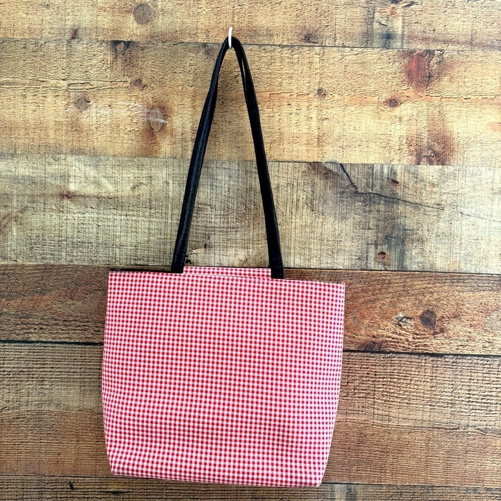 Kate Spade Vintage Y2K Gingham Tote Bag - Picture 2 of 10